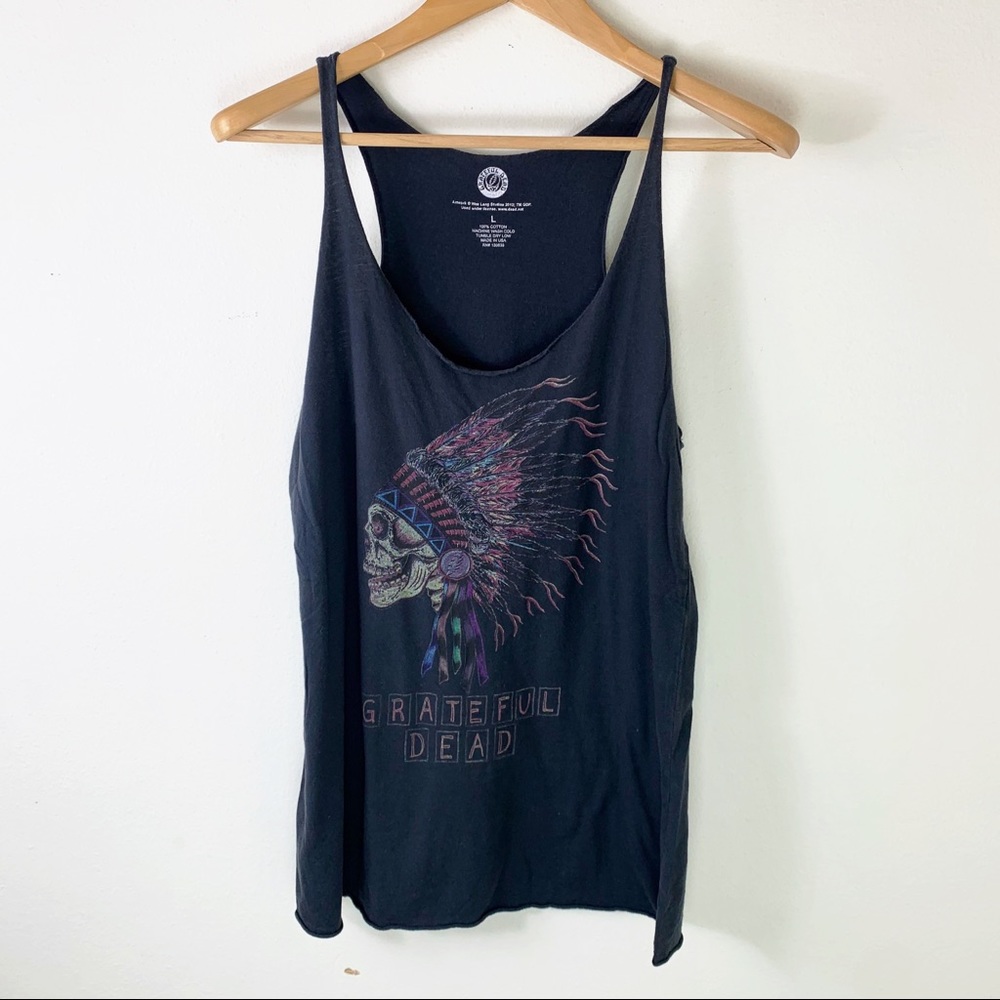 Grateful Dead Racerback Indian Skull Tank Top